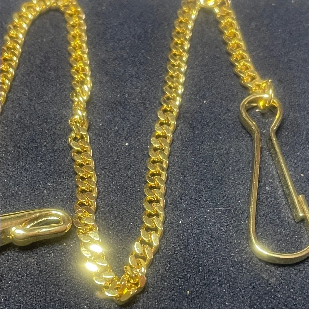 Gold Lamp Pendant clip - no marking